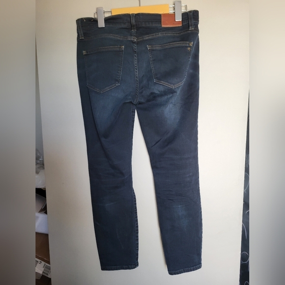 Madewell Women's Dark Blue Skinny Crop Jeans, Size 28 X 26 inseam - Picture 3 of 5